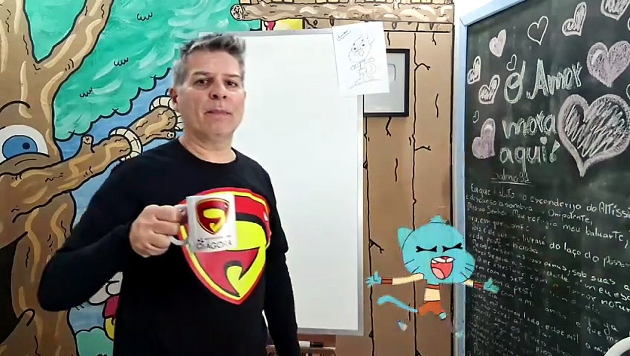 APRENDA A DESENHAR O GUMBALL DO INCRÍVEL MUNDO DE GUMBALL COM O JERRI #cartoon