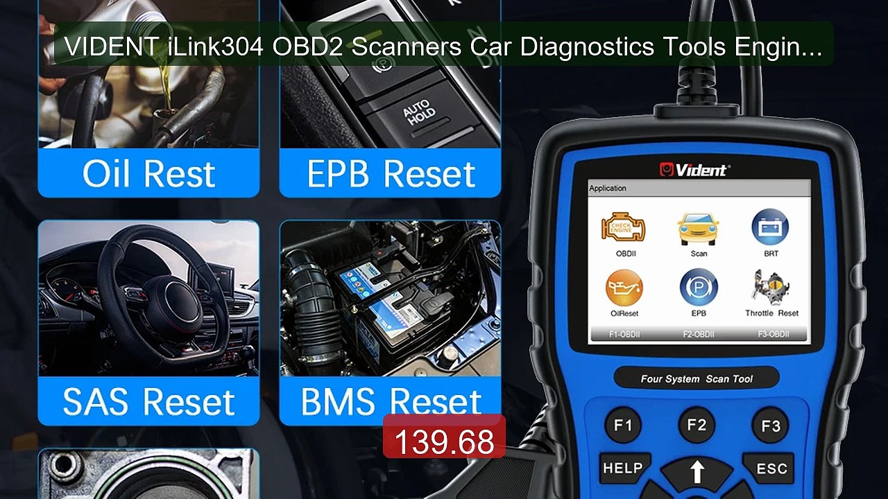VIDENT iLink304 OBD2 Scanners Car Diagnostics Tools Engine ... -- Top Pick 2026 | Unbeatable Price!