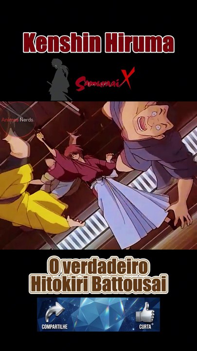 O verdadeiro Hitokiri Battousai revela sua identidade!