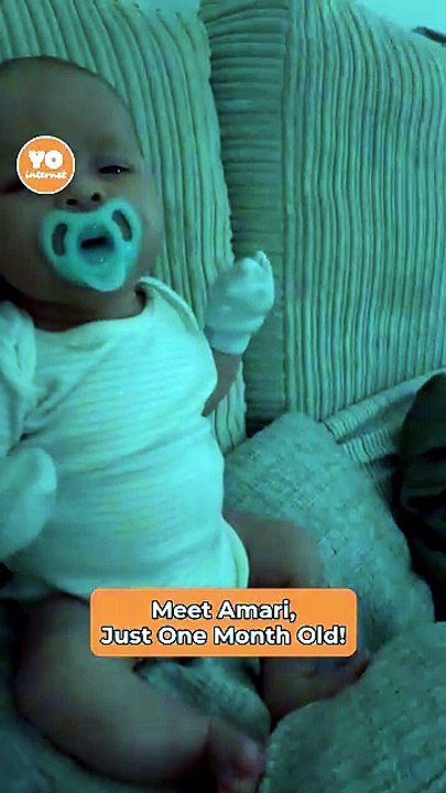 One-Month-Old Baby Grooves to Michael Jackson's Beat