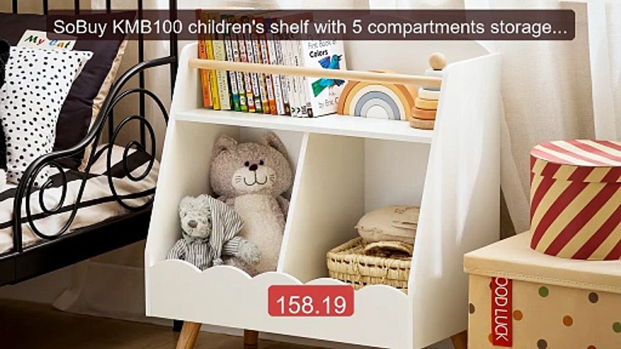 SoBuy KMB100 children's shelf with 5 compartments storage shel... -- Best Buy 2026 | Great Quality!