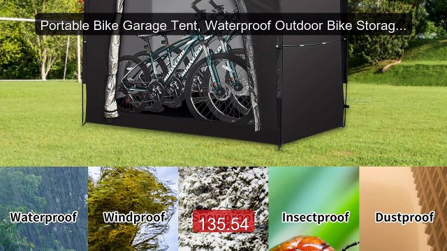 Portable Bike Garage Tent, Waterproof Outdoor Bike Storage ... Top Pick 2026 | Unbeatable Price!