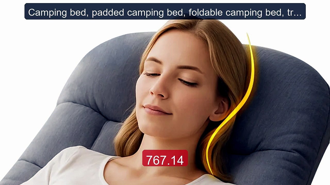 Camping bed, padded camping bed, foldable camping bed, travel ... -- Hot Deal 2026 | Limited Offer!