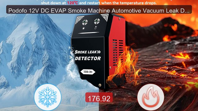 Podofo 12V DC EVAP Smoke Machine Automotive Vacuum Leak Detector Bu... Top Rated 2026 | Buy Now!