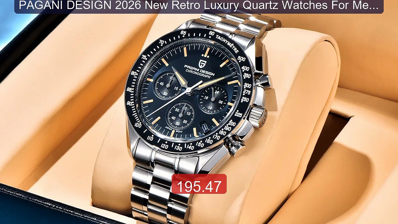 PAGANI DESIGN 2026 New Retro Luxury Quartz Watches For Men Tribute... -- Best Deal 2026 | Shop Now!