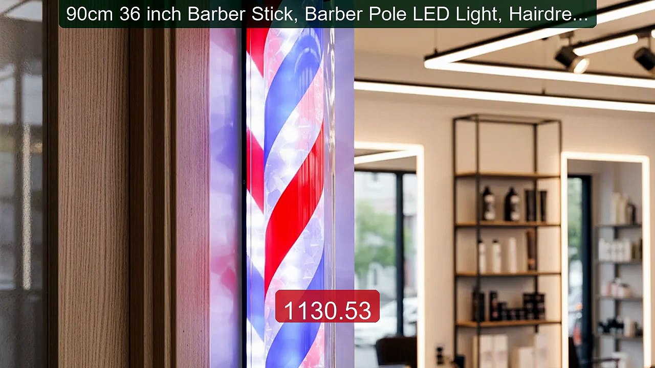90cm 36 inch Barber Stick, Barber Pole LED Light, Hairdressin... -- Amazing Value 2026 | Must Have!