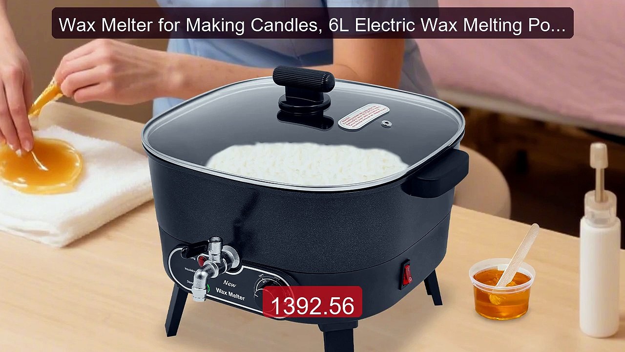 Wax Melter for Making Candles, 6L Electric Wax...