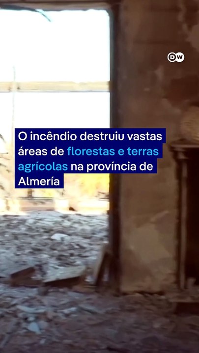 Fogo deixa rastro de destruição e morte no sul da Espanha