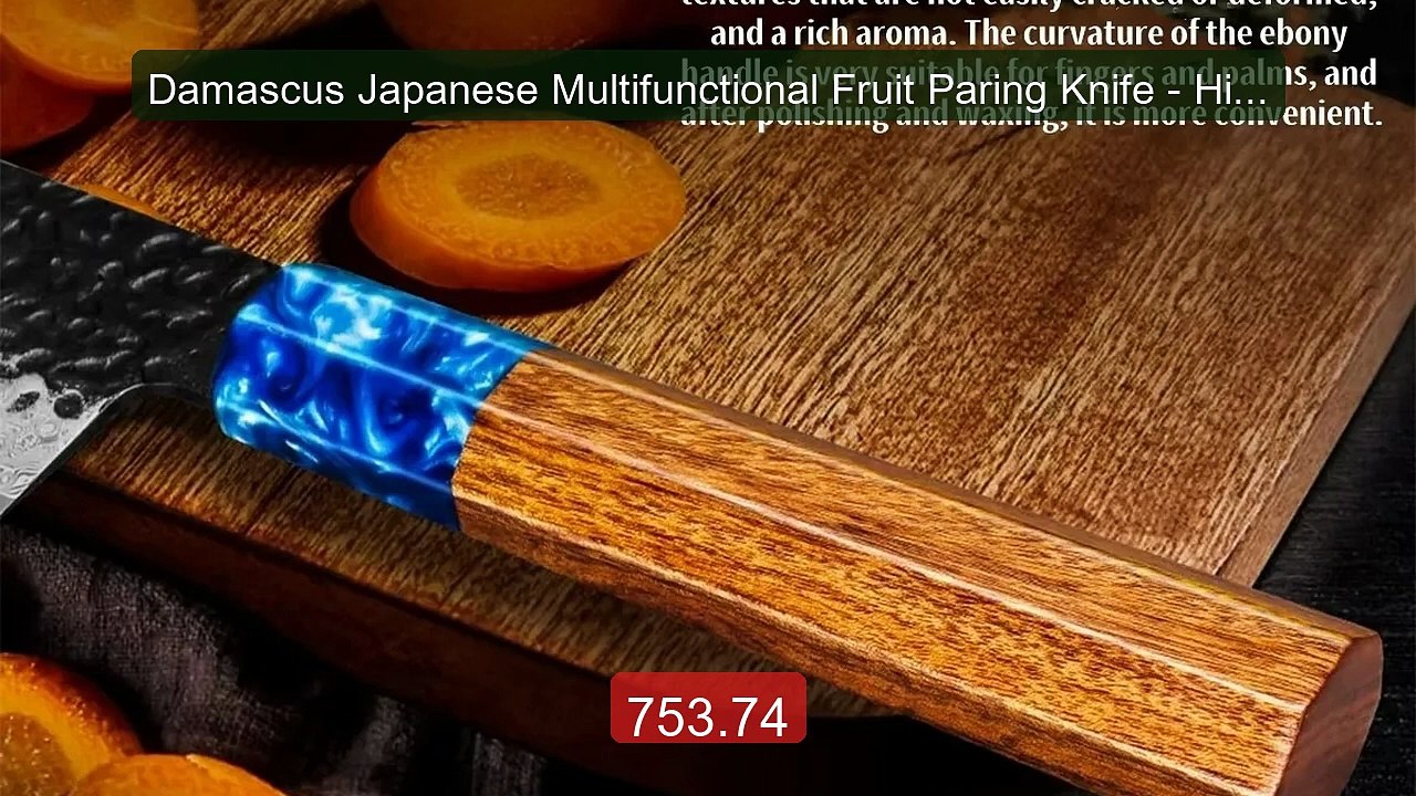 Damascus Japanese Multifunctional Fruit Paring Knife - High... -- Top Pick 2026 | Unbeatable Price!