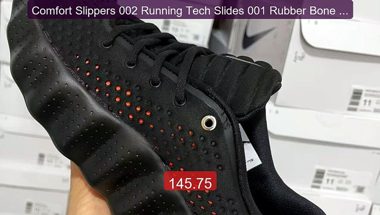 Comfort Slippers 002 Running Tech Slides 001 Rubber Bone White... -- Hot Deal 2026 | Limited Offer!
