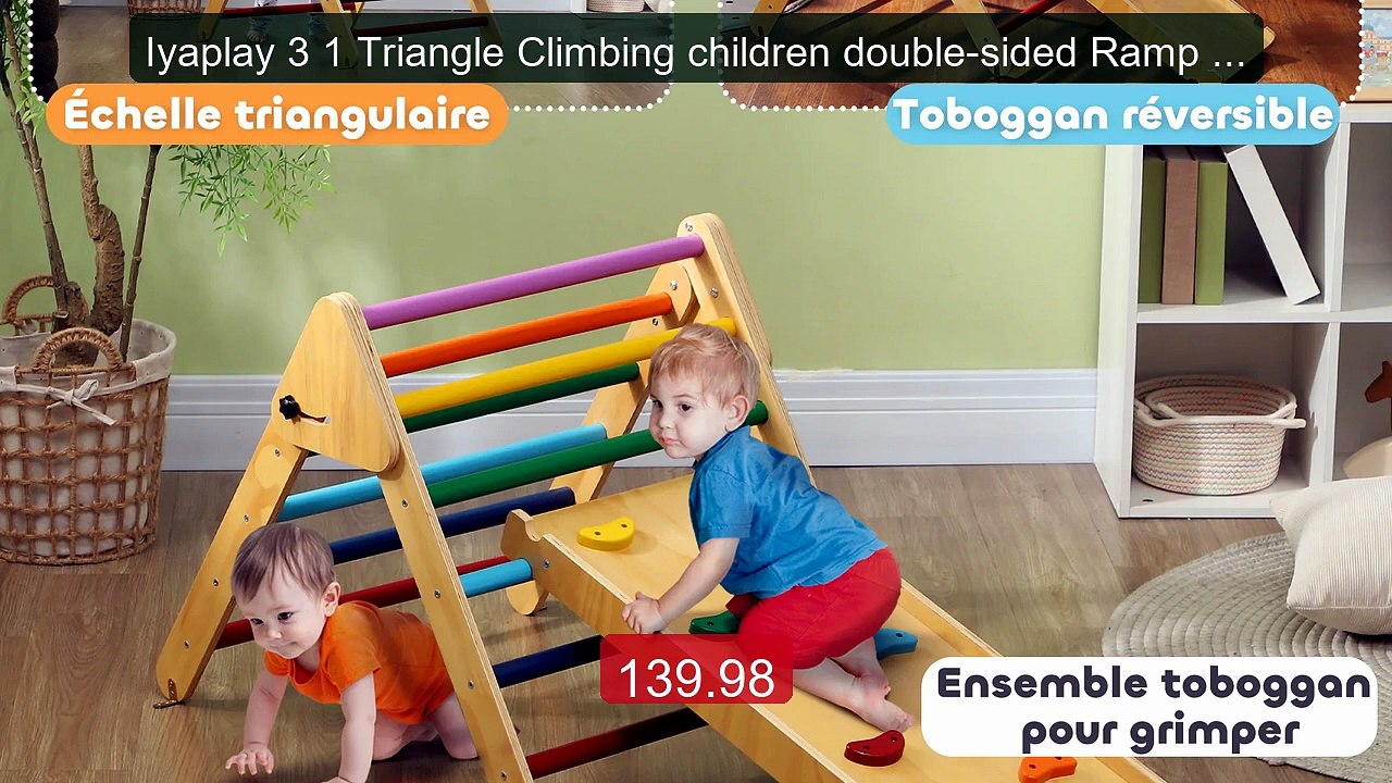Iyaplay 3 1 Triangle Climbing children double-sided Ramp fo... -- Top Pick 2026 | Unbeatable Price!