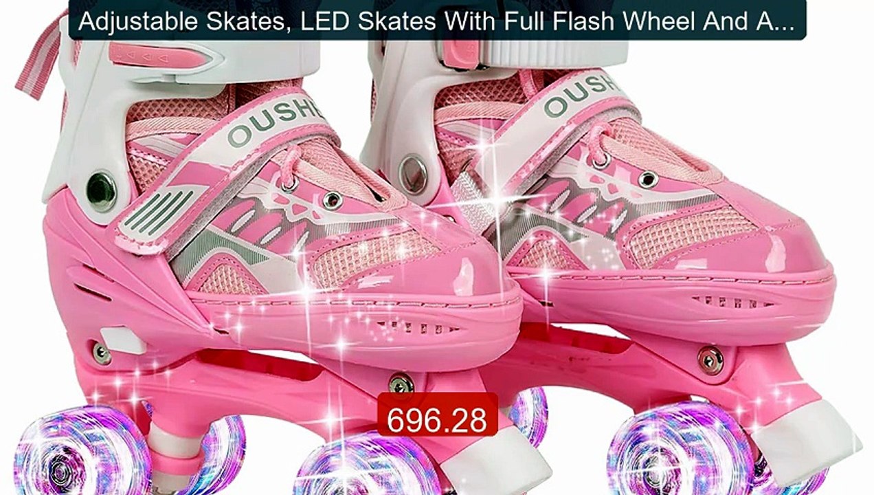 Adjustable Skates, LED Skates With Full Flash Wheel And Adj... -- Top Pick 2026 | Unbeatable Price!