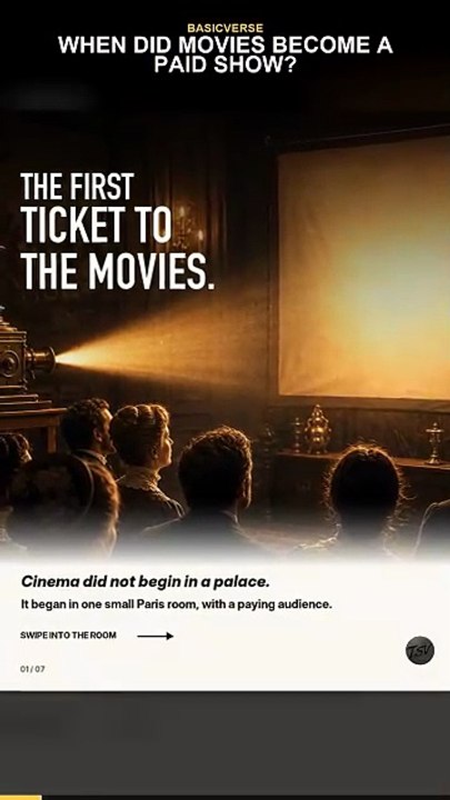 The First Movie Ticket Changed Entertainment | BasicVerse