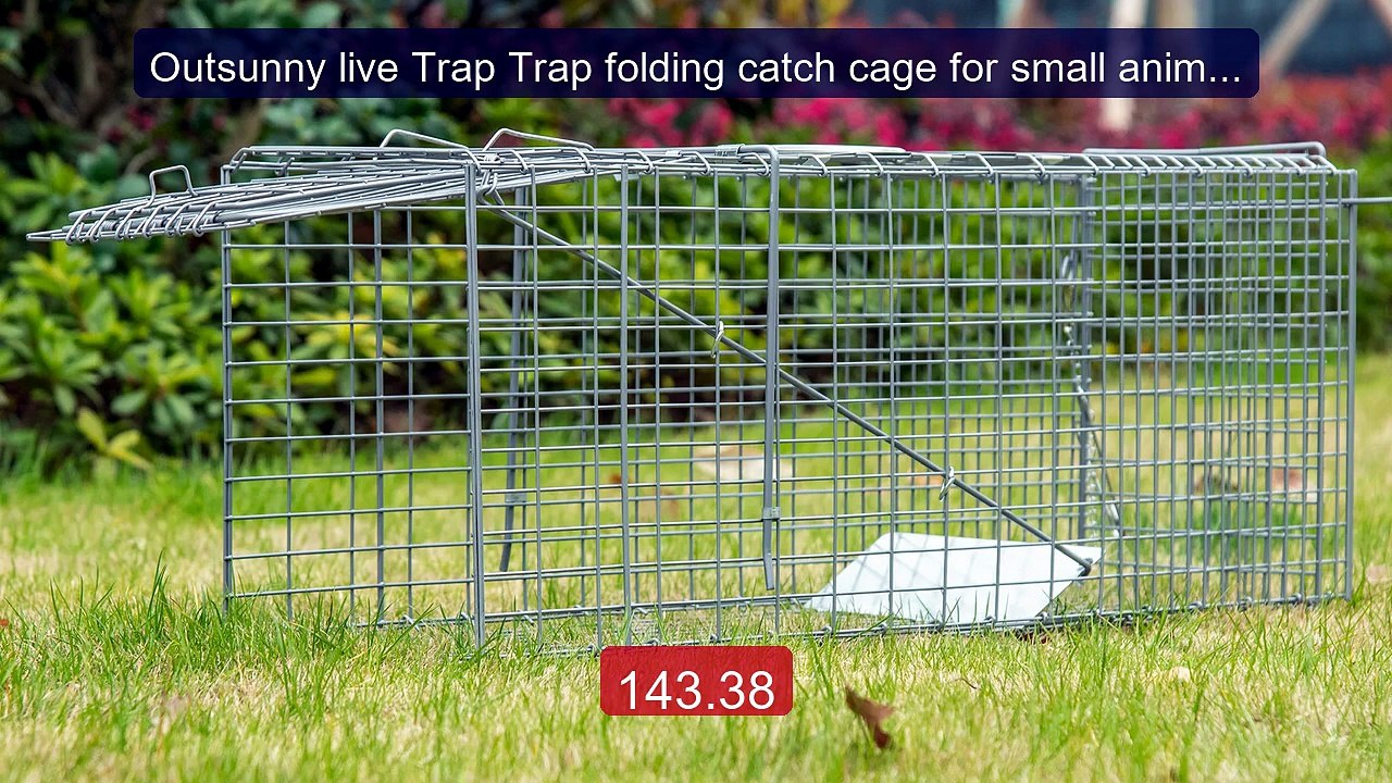 Outsunny live Trap Trap folding catch cage for small animal... -- Top Pick 2026 | Unbeatable Price!