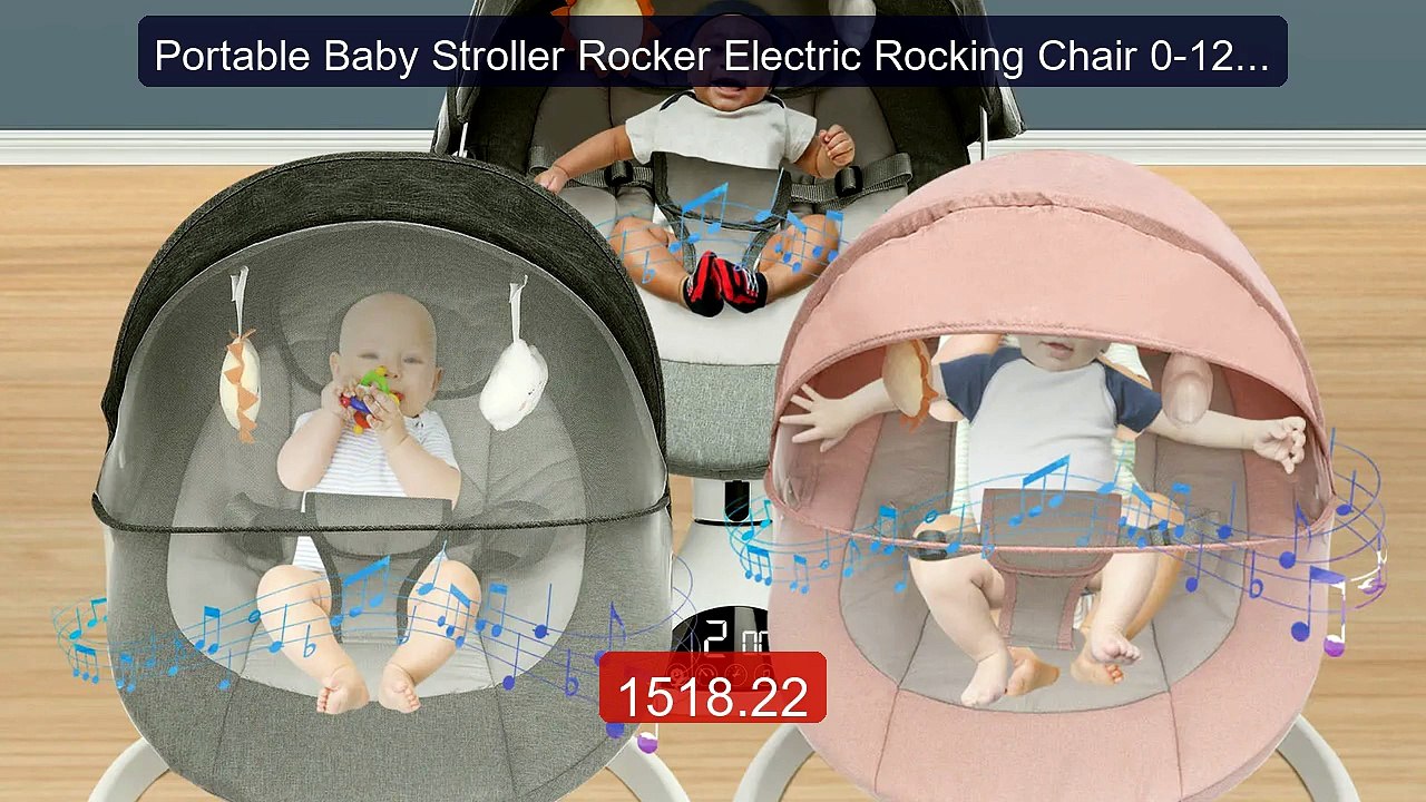 Portable Baby Stroller Rocker Electric Rocking Chair 0-12 M... -- Top Pick 2026 | Unbeatable Price!