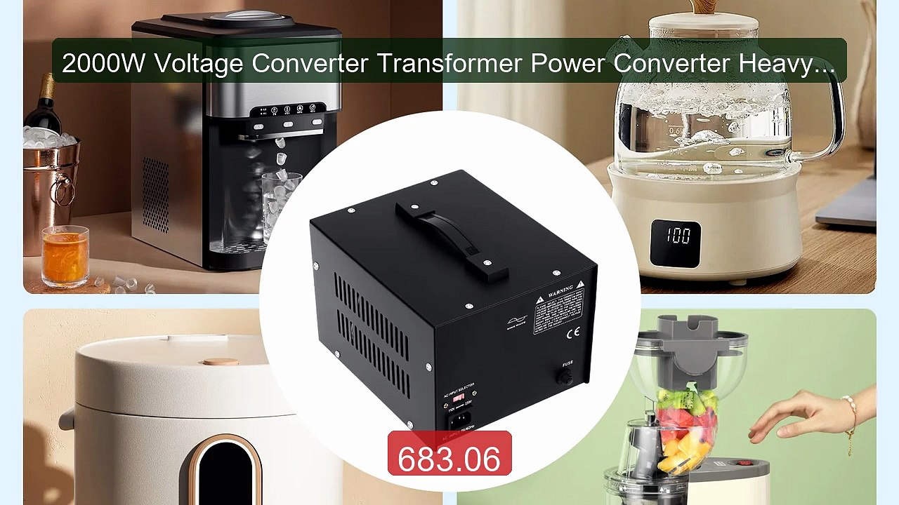 2000W Voltage Converter Transformer Power Converter Heavy Dut... -- Amazing Value 2026 | Must Have!