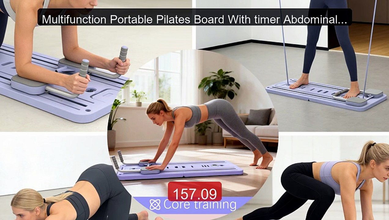 Multifunction Portable Pilates Board With timer Abdominal B... -- Top Pick 2026 | Unbeatable Price!