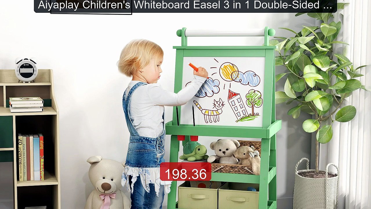 Aiyaplay Children's Whiteboard Easel 3 in 1 Double-Sided Child... -- Hot Deal 2026 | Limited Offer!