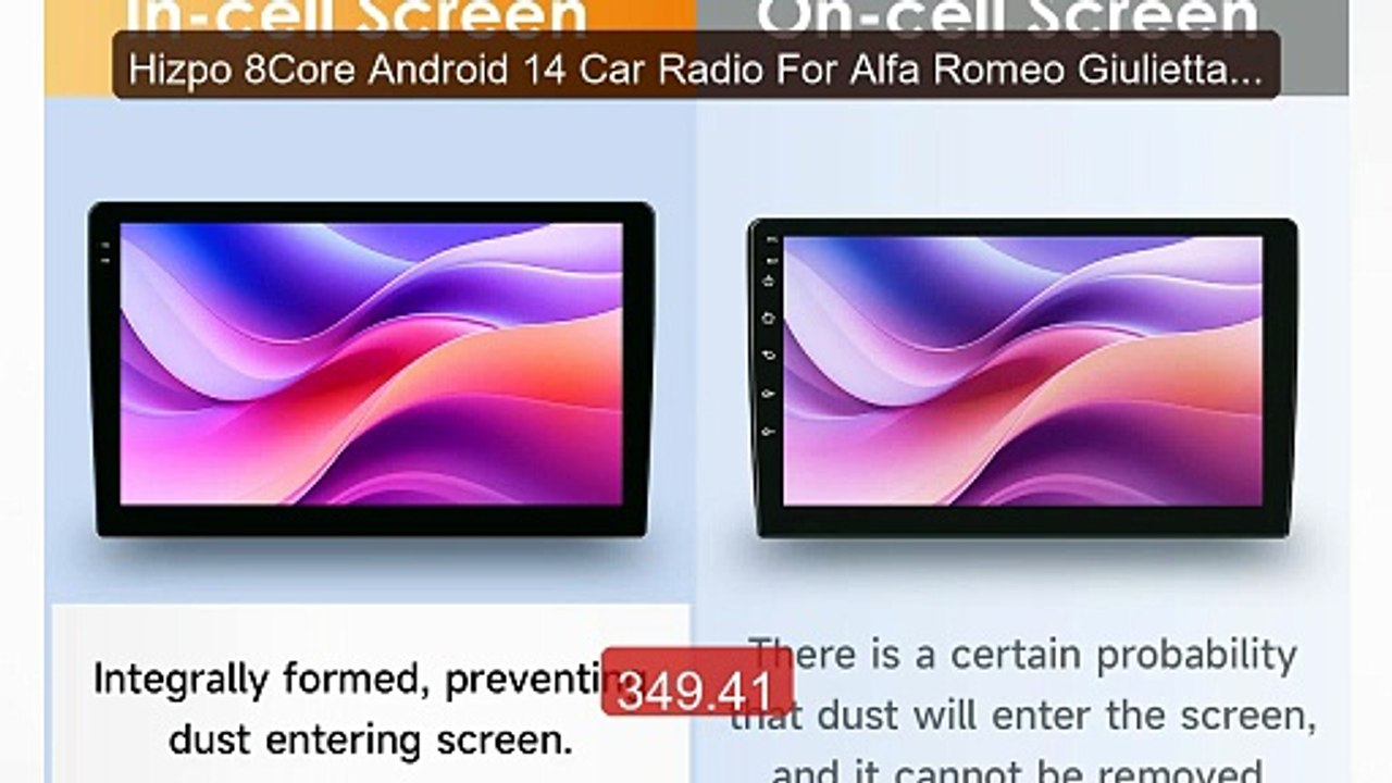 Hizpo 8Core Android 14 Car Radio For Alfa Romeo Giulietta 2010-2018... -- Top Rated 2026 | Buy Now!
