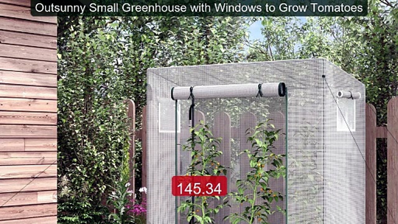 Outsunny Small Greenhouse with Windows to Grow Tomatoes -- Top Pick 2026 | Unbeatable Price!