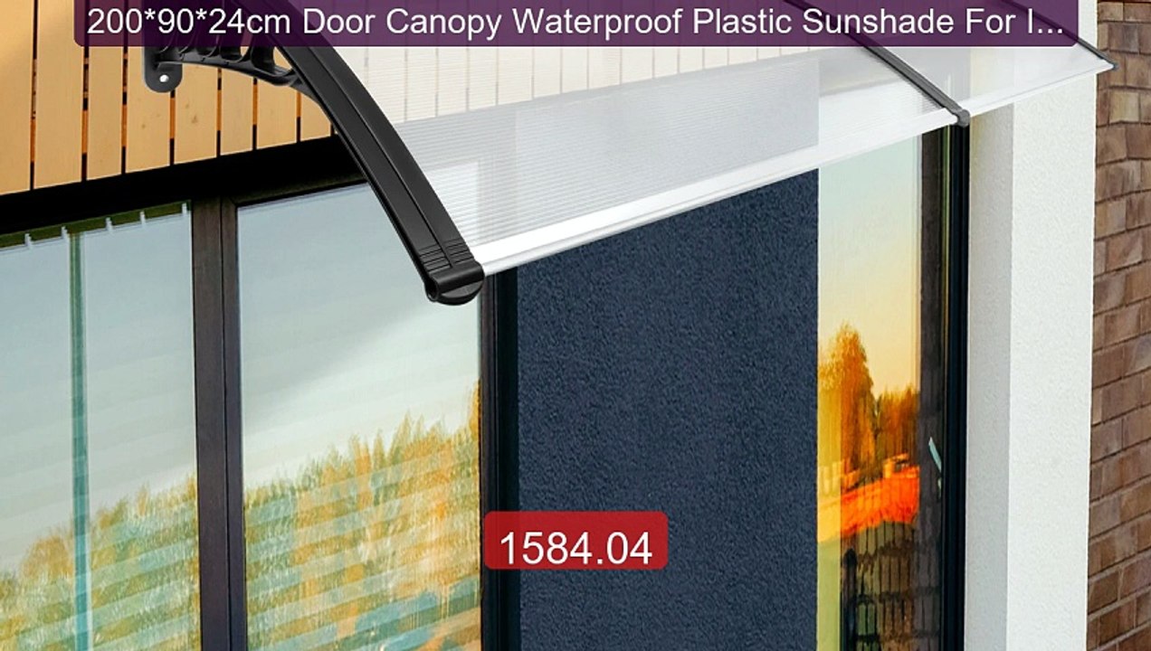 200*90*24cm Door Canopy Waterproof Plastic Sunshade For Insta... -- Amazing Value 2026 | Must Have!