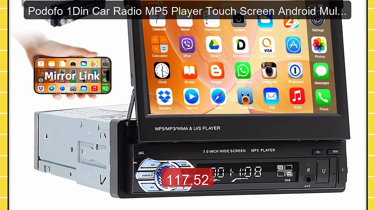 Podofo 1Din Car Radio MP5 Player Touch Screen Android Multimedia P... -- Best Deal 2026 | Shop Now!