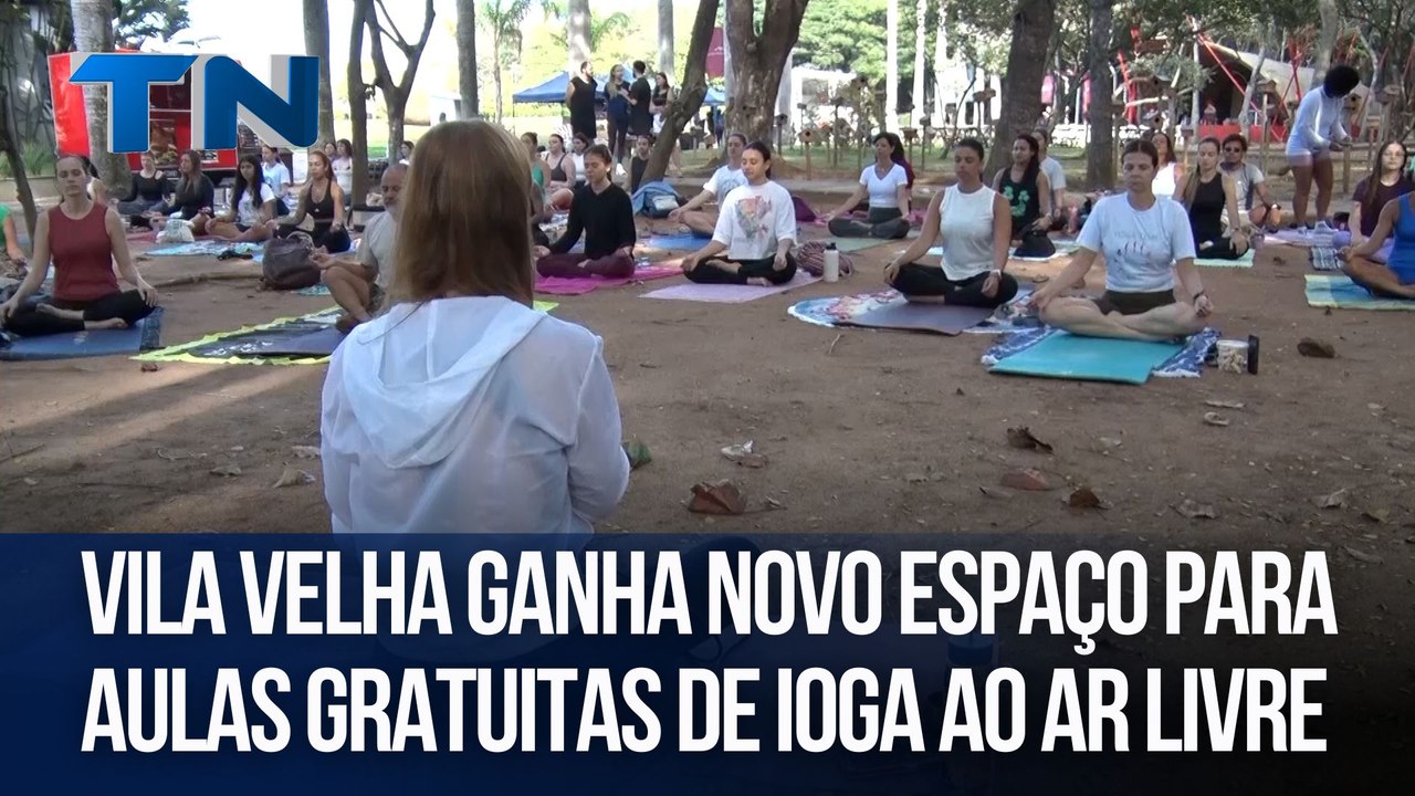 Vila Velha ganha novo espaço para aulas gratuitas de ioga ao ar livre