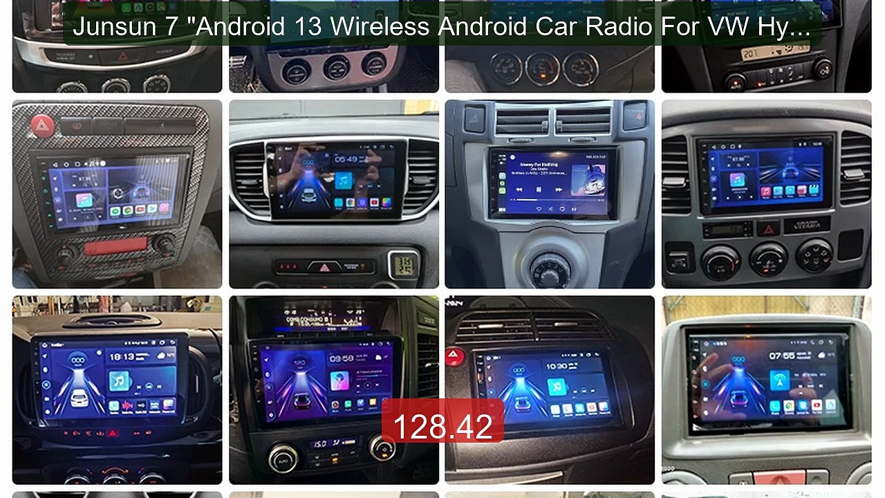 Junsun 7 "Android 13 Wireless Android Car Radio For VW Hyundai... -- Hot Deal 2026 | Limited Offer!