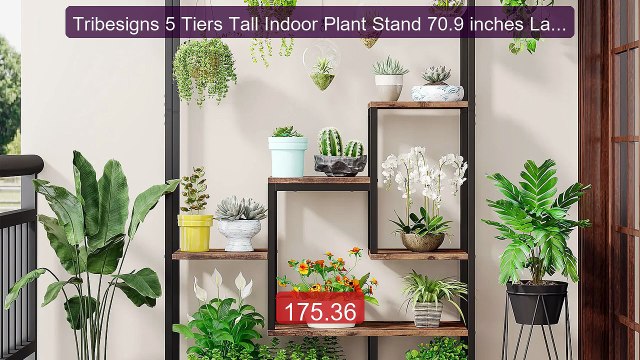 Tribesigns 5 Tiers Tall Indoor Plant Stand 70.9 inches Large Metal ... Top Rated 2026 | Buy Now!