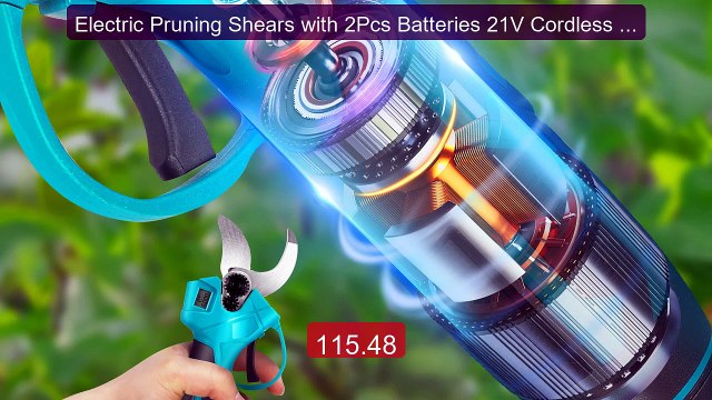 Electric Pruning Shears with 2Pcs Batteries 21V Cordless Battery S... Best Deal 2026 | Shop Now!