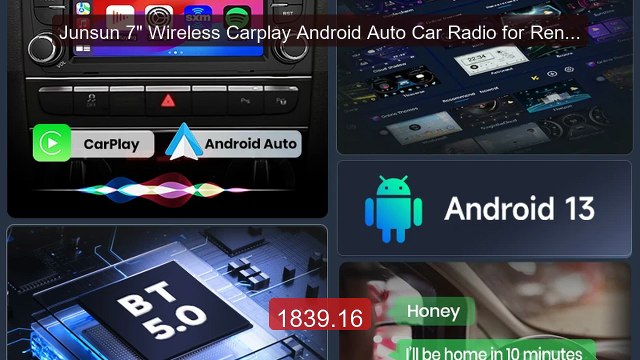 Junsun 7 Wireless Carplay Android Auto Car Radio for Renault Daci... Best Deal 2026 | Shop Now!