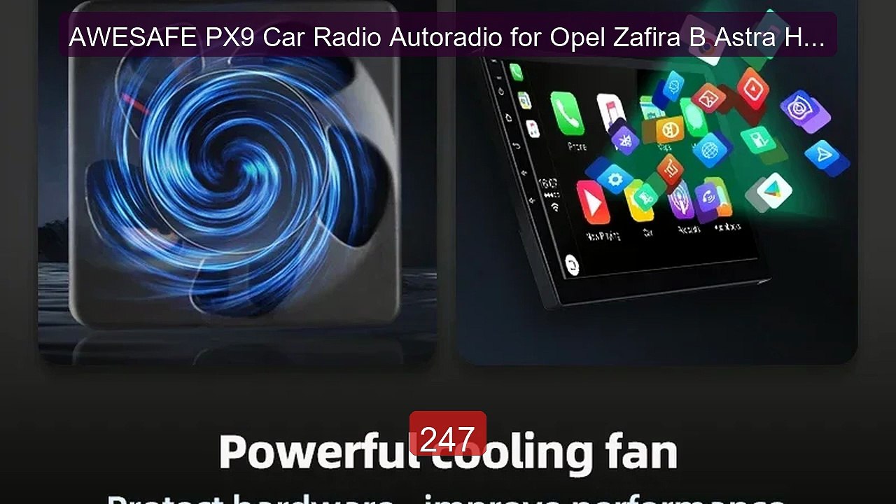 AWESAFE PX9 Car Radio Autoradio for Opel Zafira B Astra H 2005... -- Best Buy 2026 | Great Quality!