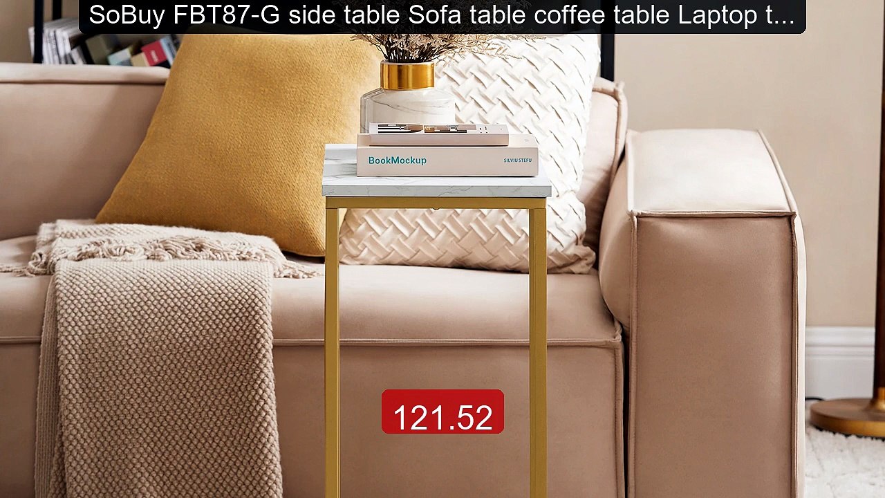 SoBuy FBT87-G side table Sofa table coffee table Laptop tab... -- Top Pick 2026 | Unbeatable Price!