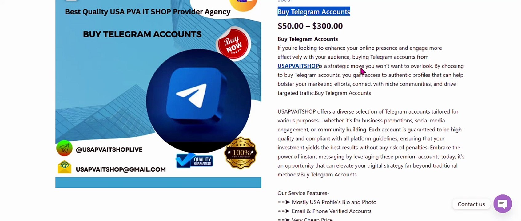 Buy Telegram Accounts, Currency & Items Safely on