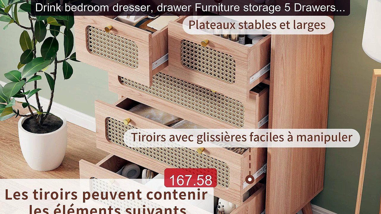 Drink bedroom dresser, drawer Furniture storage 5 Drawers, Mod... -- Best Buy 2026 | Great Quality!