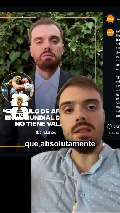 Ibai dijo que era broma la invalidéz del Mundial de Qatar 2022 obtenido por Argentina