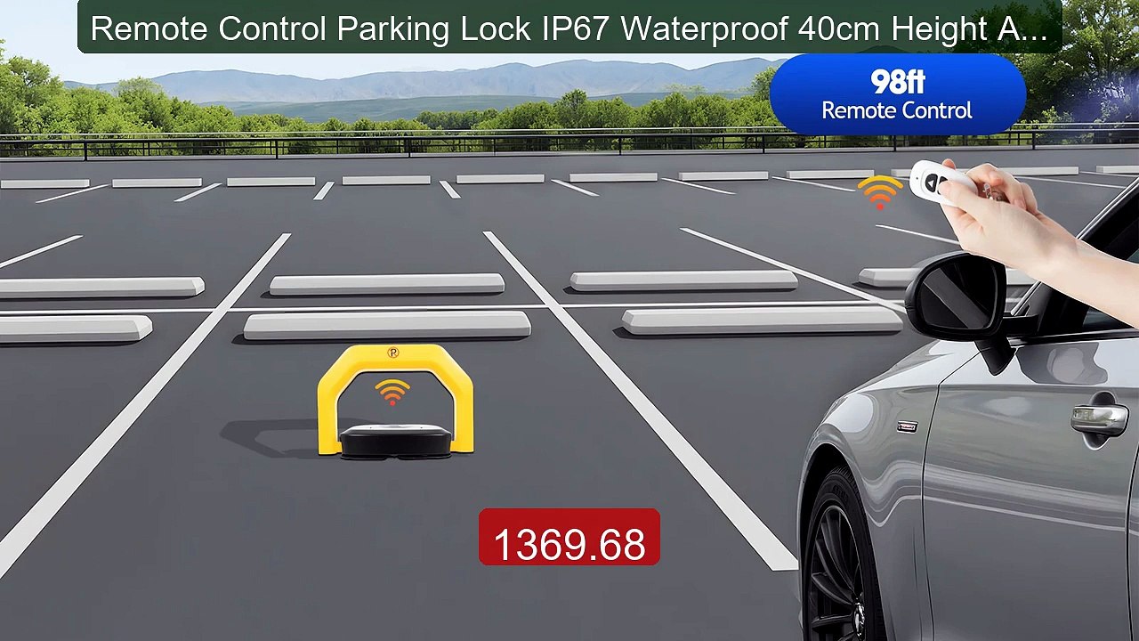 Remote Control Parking Lock IP67 Waterproof 40cm Height Ant... -- Top Pick 2026 | Unbeatable Price!