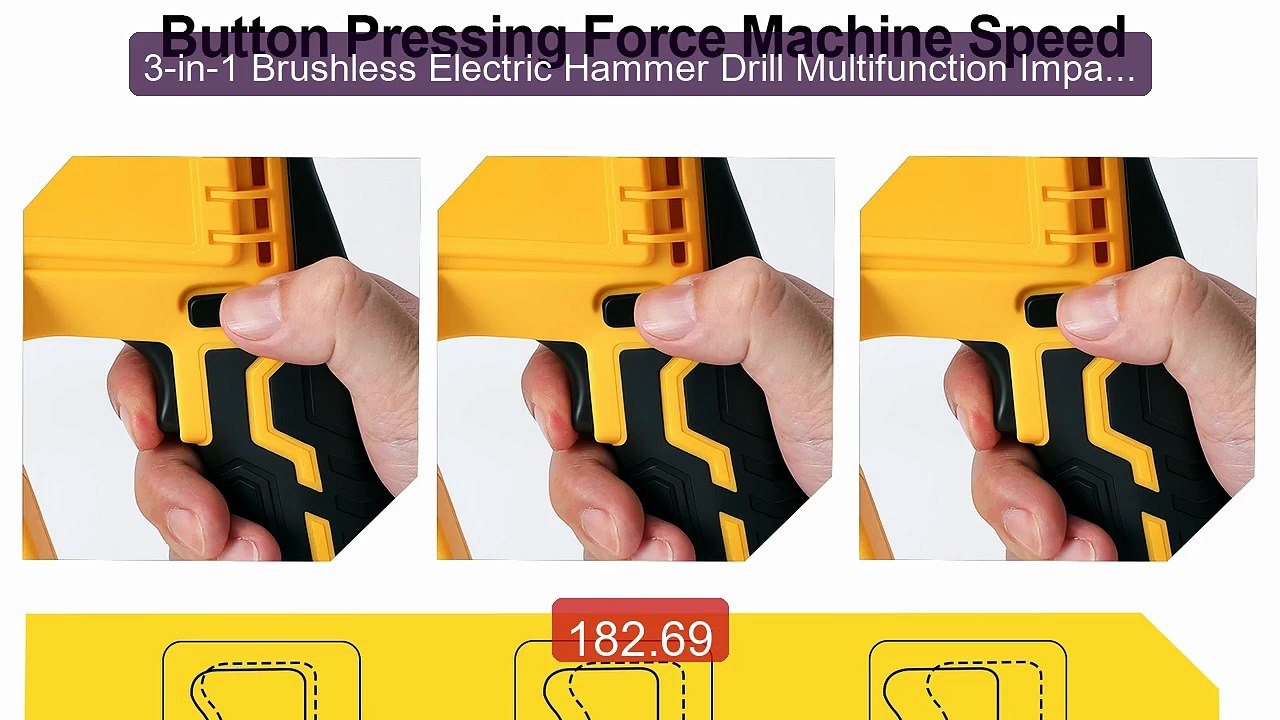 3-in-1 Brushless Electric Hammer Drill Multifunction Impact Ha... -- Best Buy 2026 | Great Quality!