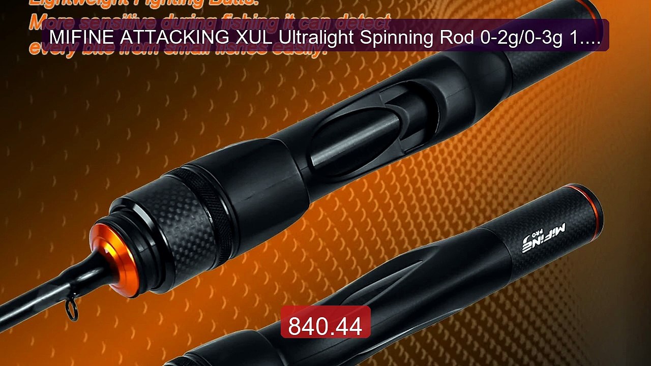 MIFINE ATTACKING XUL Ultralight Spinning Rod 0-2g/0-3g 1.68... -- Top Pick 2026 | Unbeatable Price!