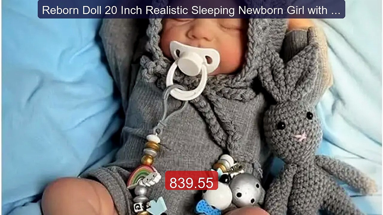 Reborn Doll 20 Inch Realistic Sleeping Newborn Girl with Cloth Body... -- Top Rated 2026 | Buy Now!