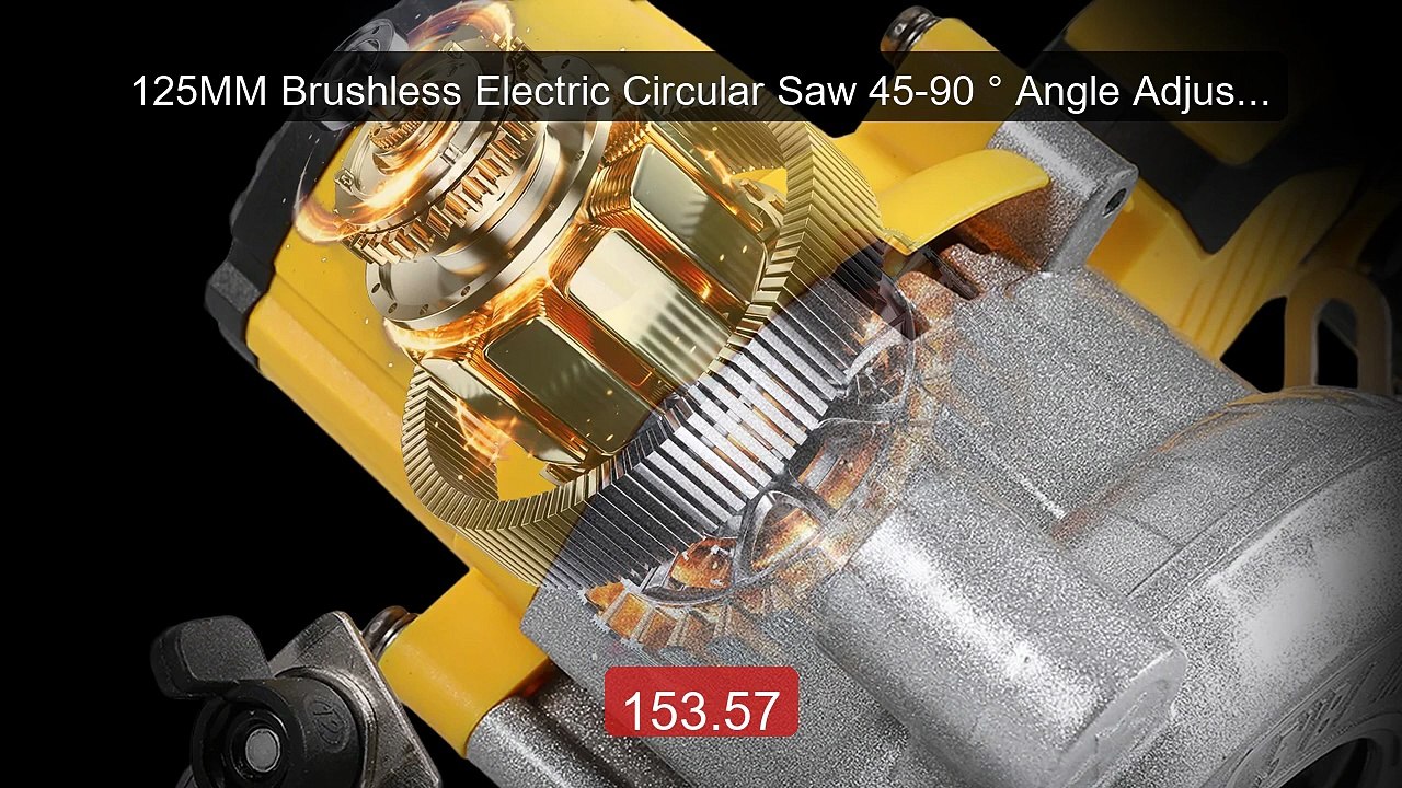 125MM Brushless Electric Circular Saw 45-90 ° Angle Adjustment Cor... -- Best Deal 2026 | Shop Now!