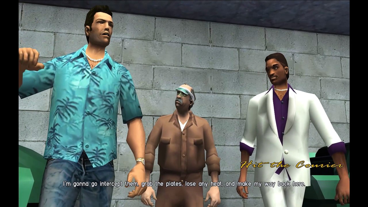 GTA Vice City Mission #57 - Hit the Courier (4K UHD) | No Commentary