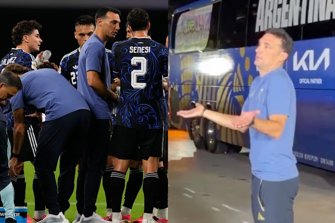 Lionel Scaloni loses patience with Argentina in...