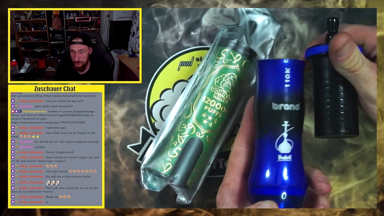 Gorilla King 120k Puffs Gum Mint Review und Geschmackstest