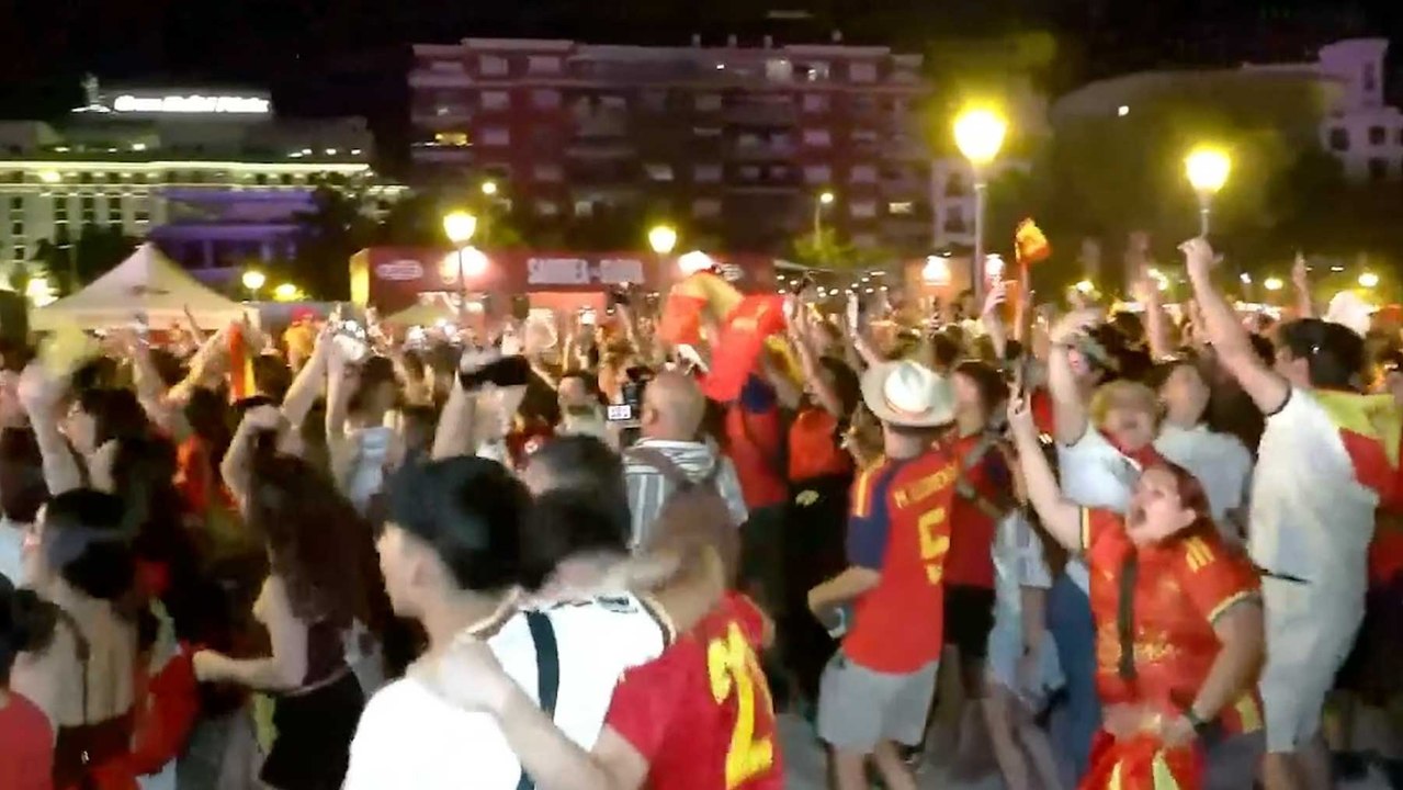 Locura en Colón: así celebró la afición española el pase a la final de un Mundial 16 años después