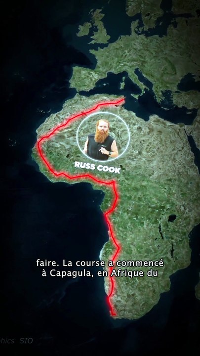 Il a traversé l'Afrique en courant son histoire va vous choquer #géographie