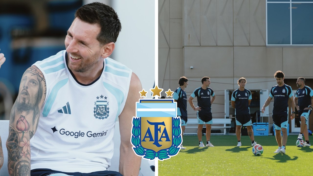 Messi y Argentina no descansan, así se preparan para enfrentar a Inglaterra