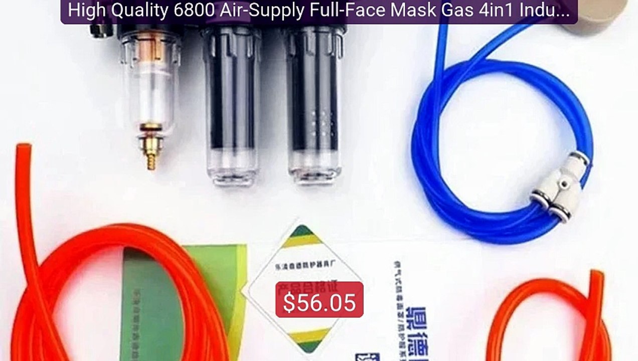 High Quality 6800 Air-Supply Full-Face Mask Gas 4in1 Industrial Res... -- Top Rated 2026 | Buy Now!