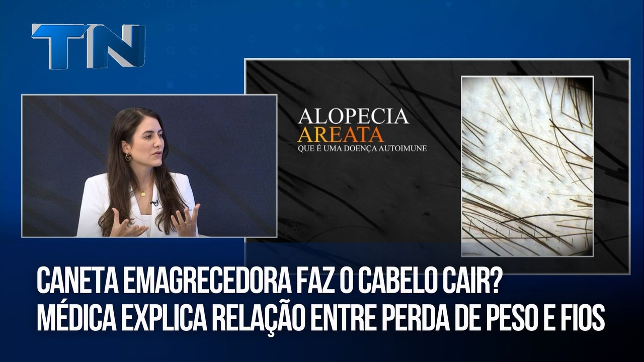 Caneta emagrecedora faz o cabelo cair? Médica explica relação entre perda de peso e fios