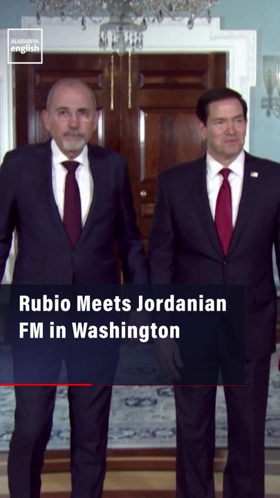 Rubio Meets Jordanian FM in Washington